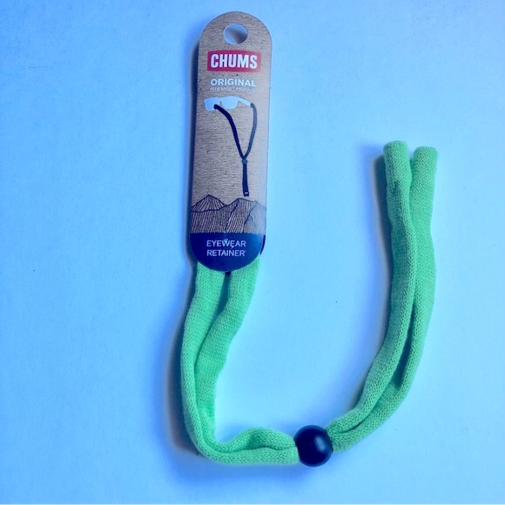 3/$15 NEW CHUMS Original Cotton Eyewear Retainer Green Men’s UNISEX
